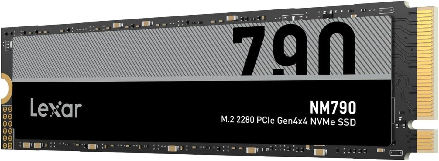 NM790 SSD 2TB, M.2 2280 Pcie Gen4X4 Nvme 1.4 Internal SSD, up to 7,400Mb/S Read, up to 6,500Mb/S Write, Internal Solid State Drive for PS5, PC, Laptop, Gamers, Professionals