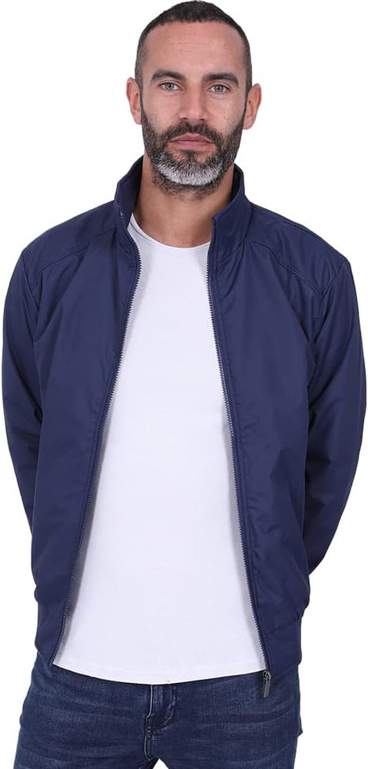 Mens Harrington Jackets Bomber Jacket Men Sports Smart Casual Spring Jackets for Men UK Black Navy S M L XL 2XL