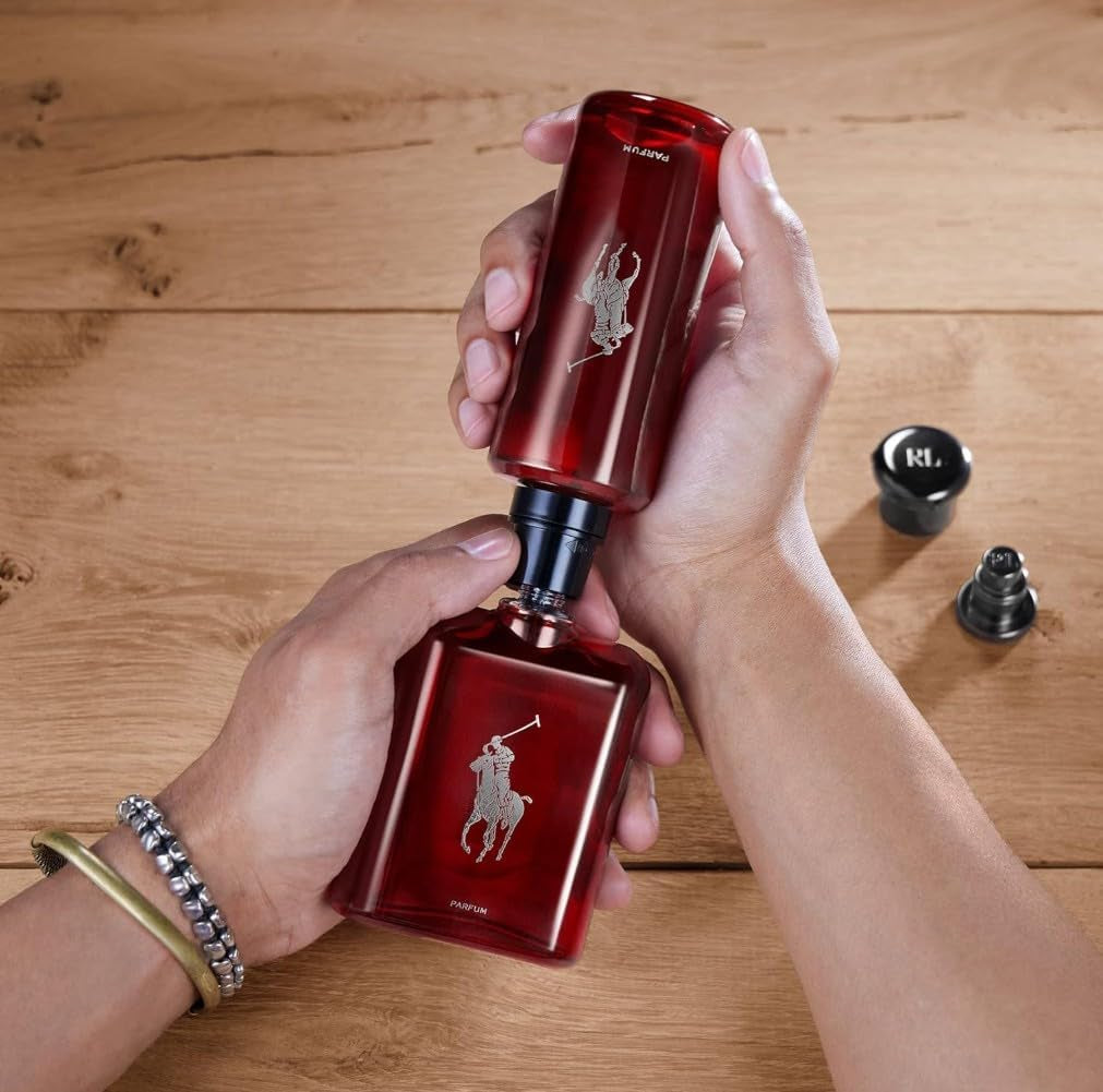 Polo Red Parfum, Aftershave for Men, Ambery Woody Scent, Intense Striking Fragrance, Lasting Wear, Luxury Perfume for Men, 75Ml
