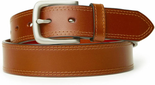 Men'S Genuine Leather Casual Every Day Jeans Belts, Handmade Men Leather Belt with Gift Box