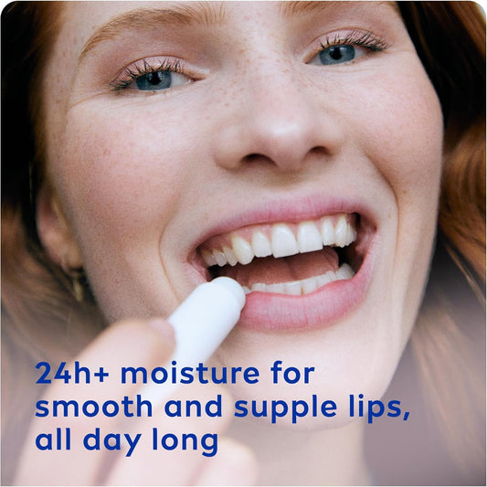 Lip Balm Original Care (4.8G) Lip Balm Deeply Hydrates Lips for 24H+, with 100% Natural Origin Ingredients, Shea Butter, and Vitamins, Lip Care