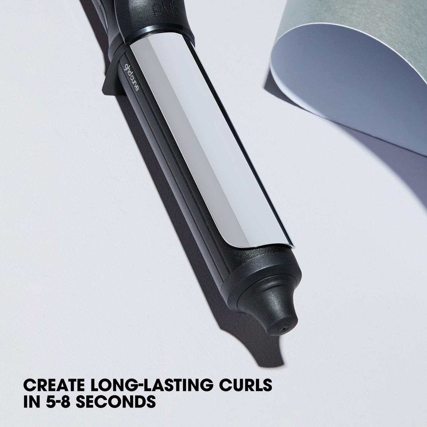 Curve® Curl Tongs, for Lasting Healthy-Looking Curls, with Ultra-Zone Technology and Optimum Styling Temp 185ºc, Protective Cool Tip, Auto Sleep Mode
