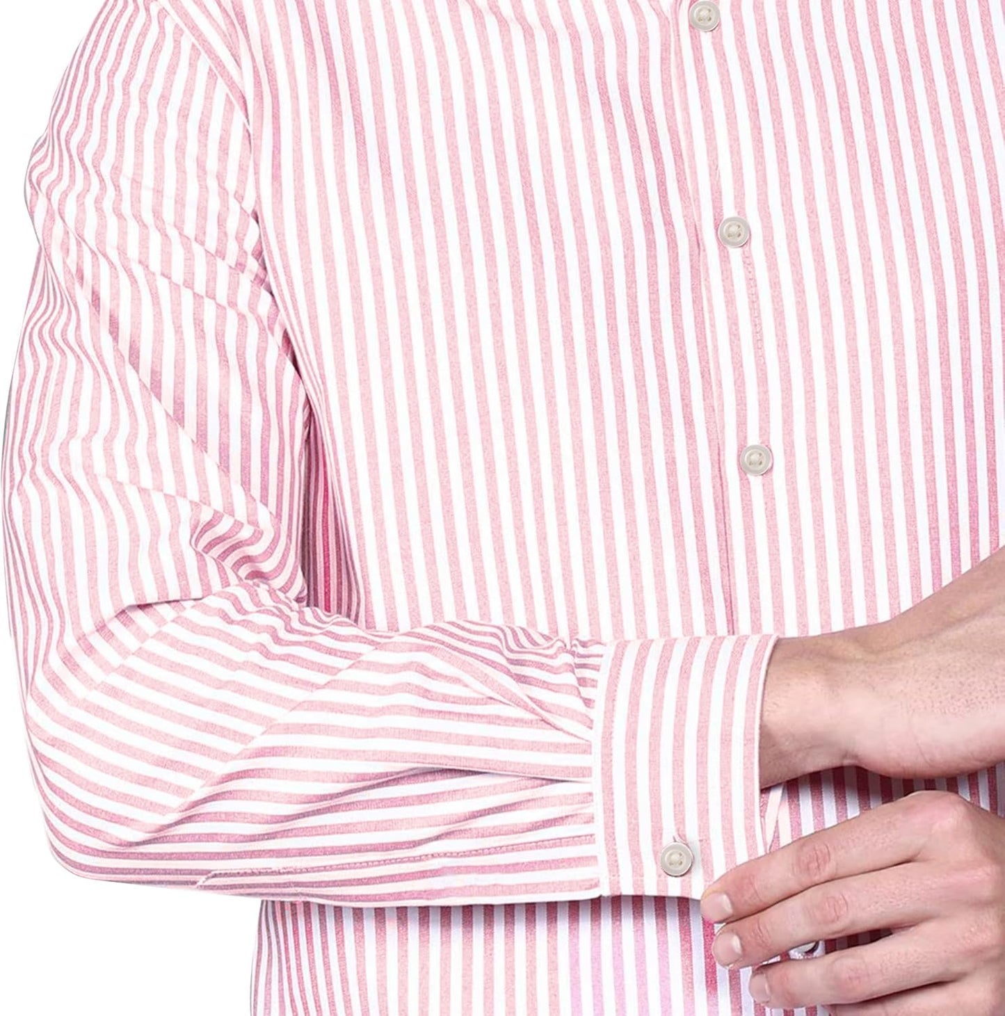 Regular Fit Long Sleeve Button down Collar Oxford Shirt for Men