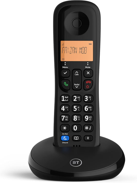 Everyday Cordless Landline House Phone, Home Phone, Basic Call Blocker, Do Not Disturb Button, Single Handset Pack