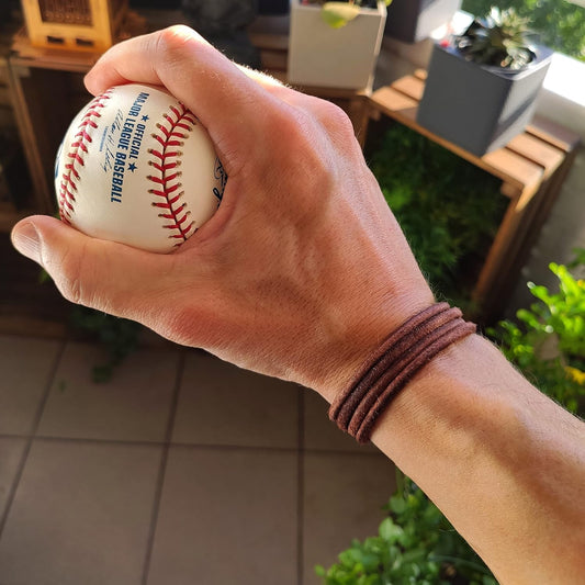 Mens Leather Wrap Bracelet SURF PATROL AUSTRALIA - Fully Adjustable - Multilayer Cord Wristband BLACK/BROWN for Men, Boys, Women, Braided Rope BEACH Party Festival Holidays Boyfriend