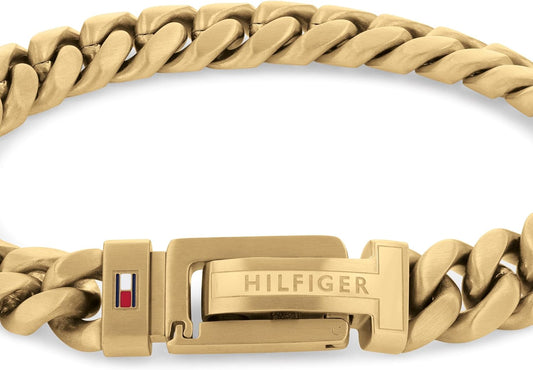 Jewelry Men'S Chain Bracelet in Stainless Steel - Available in Silver or Gold Version
