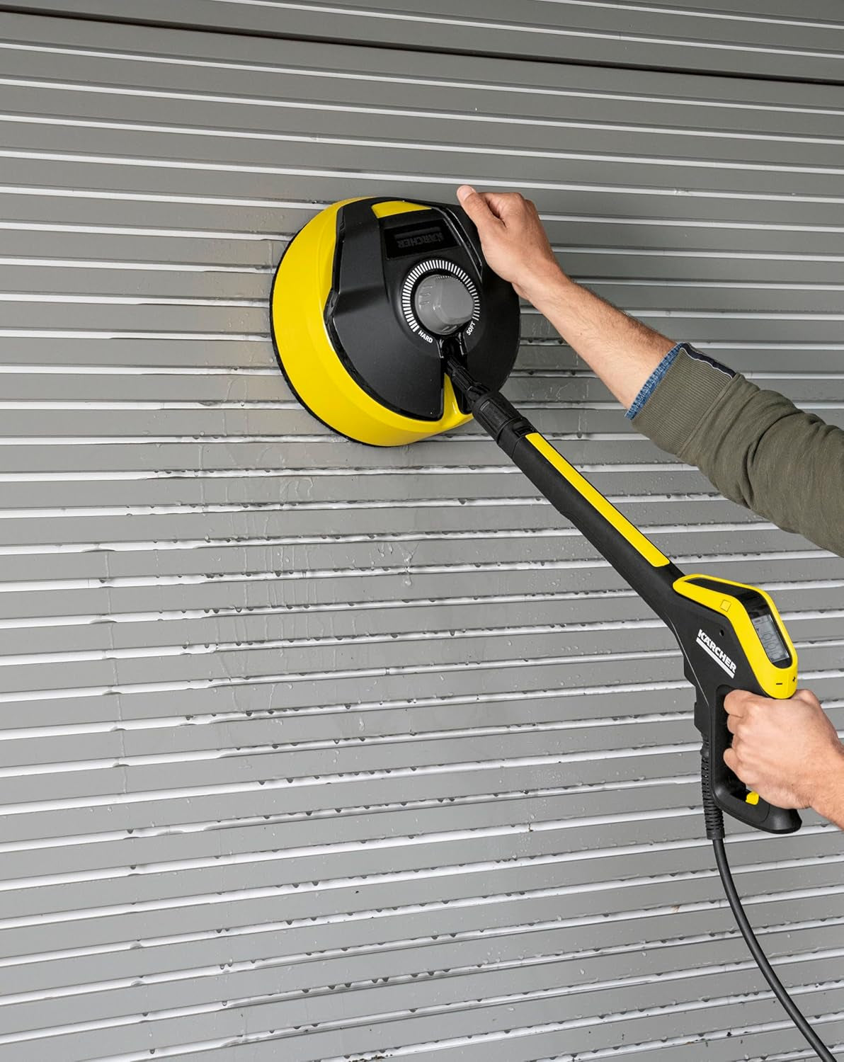 T 5 T Racer Patio Cleaner for High Pressure Washers Original Accessory, Twin Jet Rotating Arm, Ergonomic Surface Cleaner