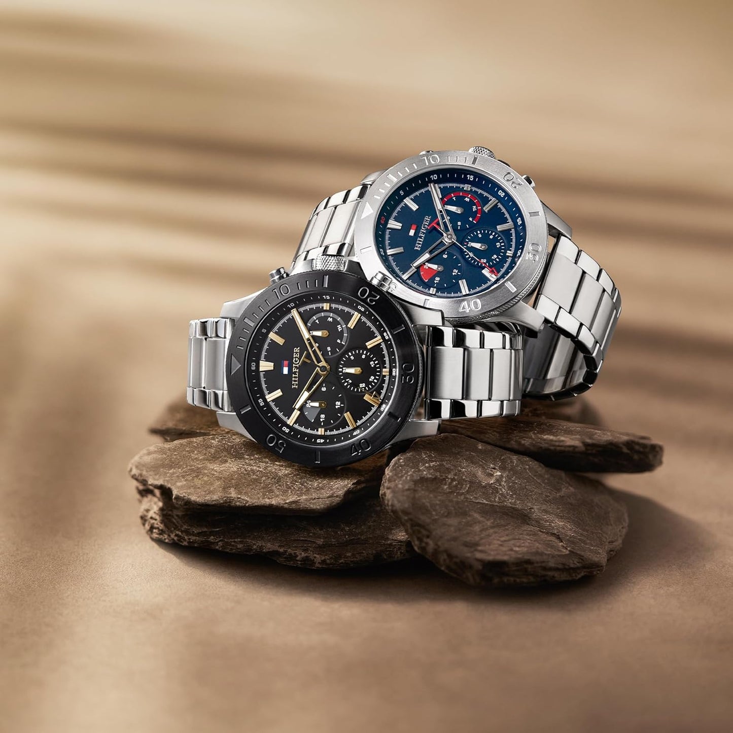 Tommy Hilfiger Analogue Multifunction Quartz Watch for Men with Silver Stainless Steel Bracelet - 1792113