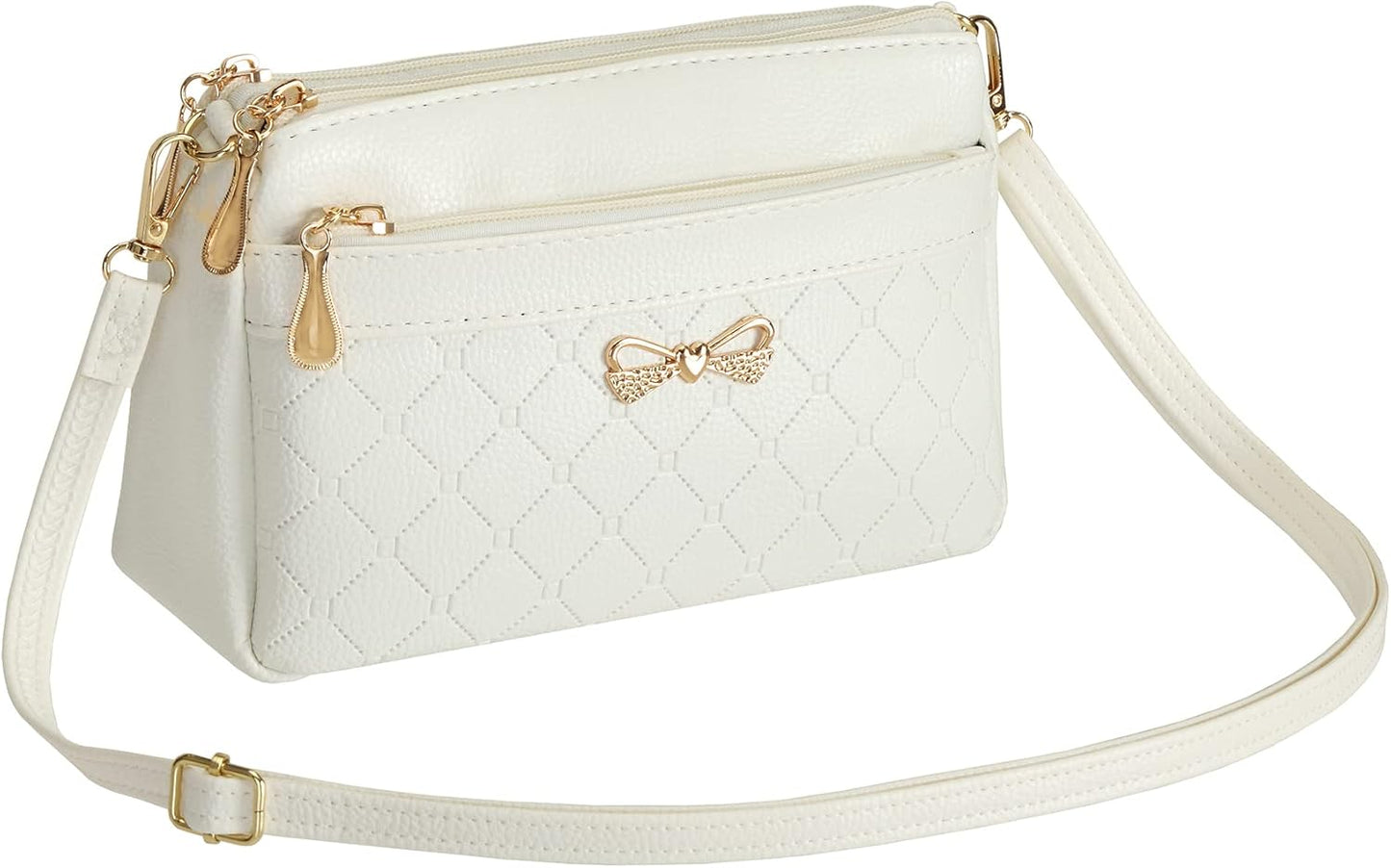 Women Handbags Shoulder Bags Small Square Soft PU Leather Cross Body Ladies Bags Elegant Butterfly Decoration