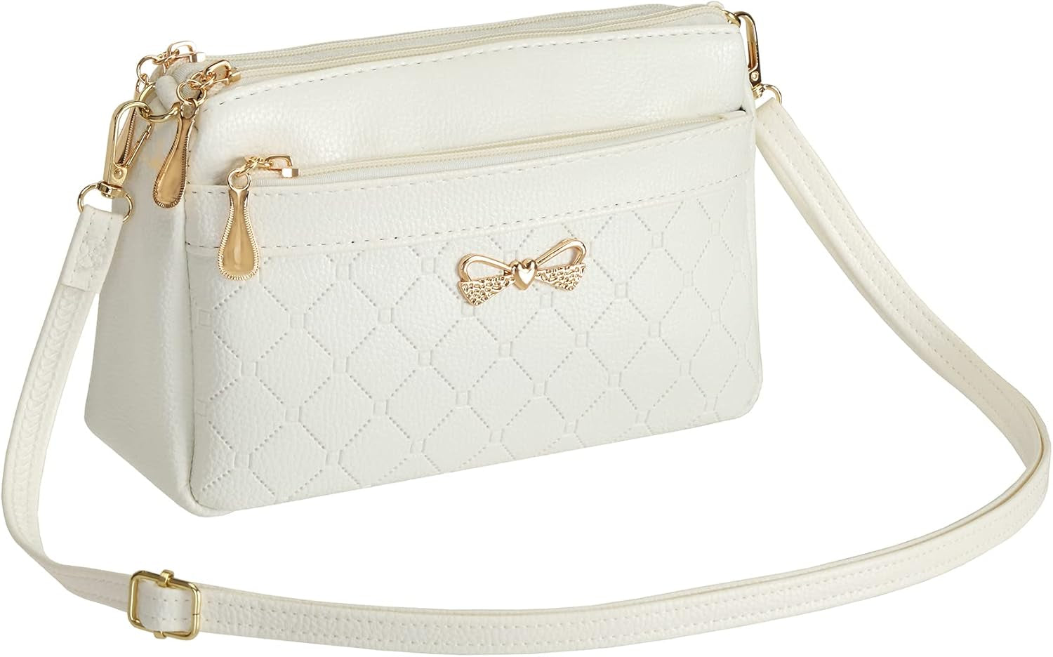 Women Handbags Shoulder Bags Small Square Soft PU Leather Cross Body Ladies Bags Elegant Butterfly Decoration