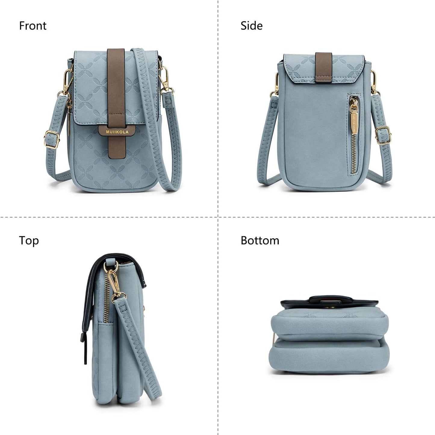 Small Phone Shoulder Bag，Pu Leather Women'S Cross Body Bags Handbag with Card Slots, with Adjustable Wide Strap，Versatile Crossbody Bags for Women with Multiple Pockets