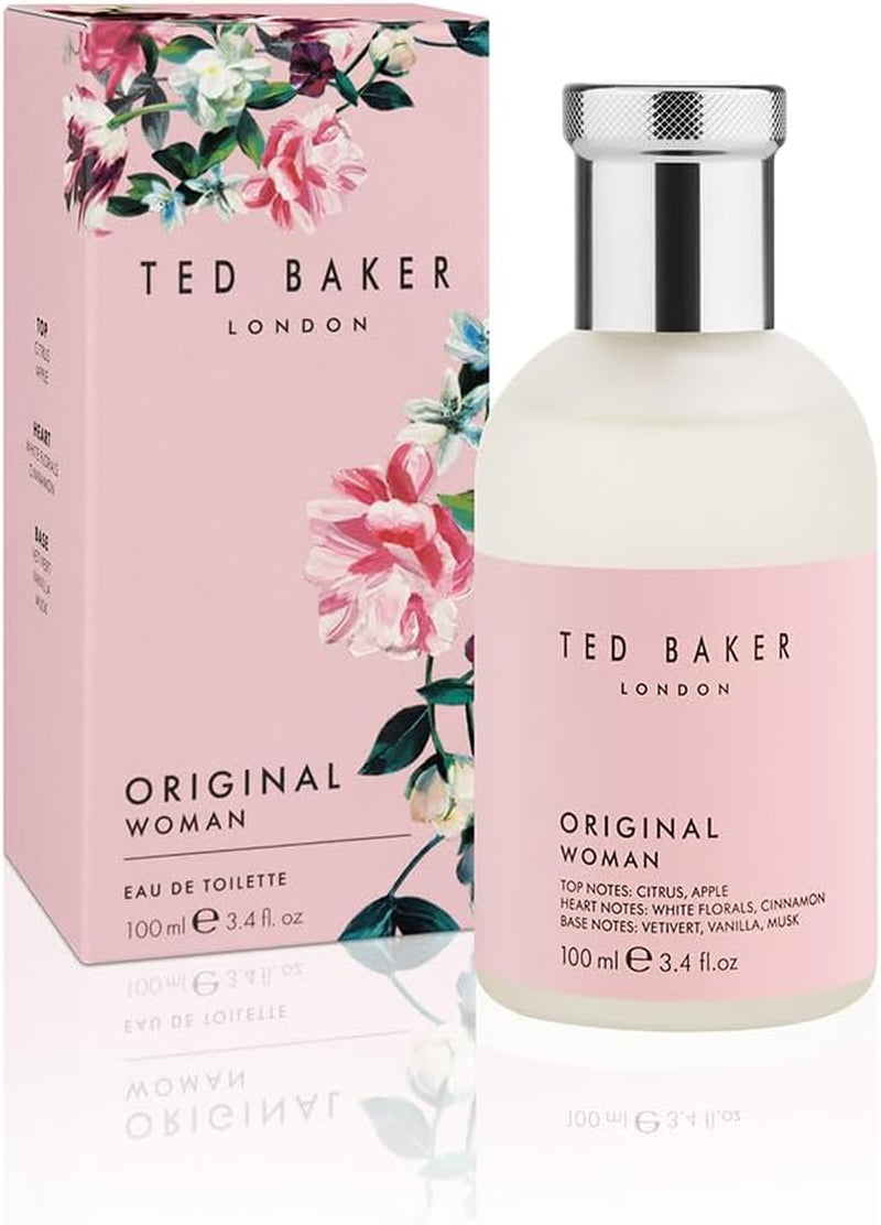 Woman Pink Eau De Toilette Floral Green & Fruity Perfume for Women with Peach, Bergamot, Apple, Tangerine Musk & Vanilla,Gift Idea, 3.38 Fl Oz / 100Ml