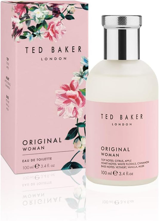 Woman Pink Eau De Toilette Floral Green & Fruity Perfume for Women with Peach, Bergamot, Apple, Tangerine Musk & Vanilla,Gift Idea, 3.38 Fl Oz / 100Ml