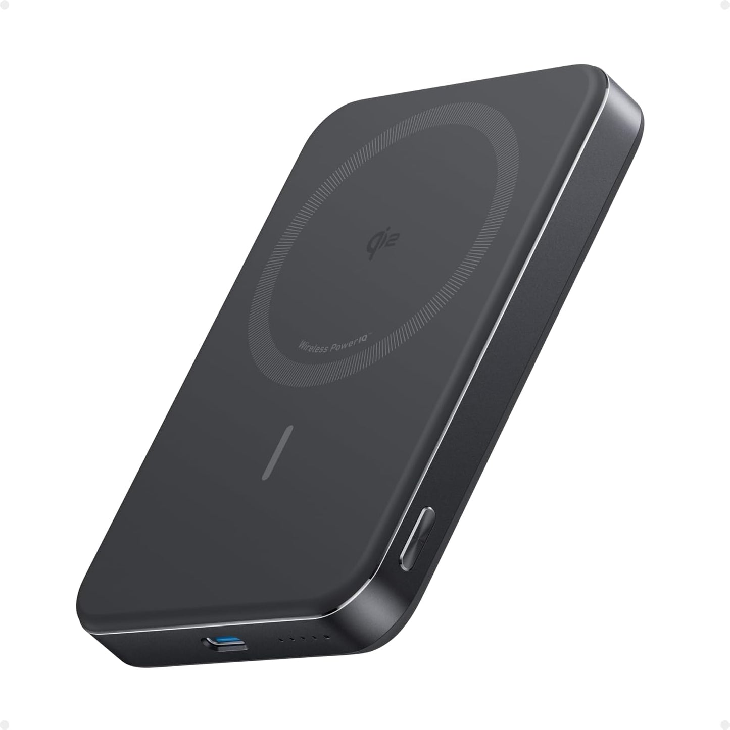 Maggo Power Bank, Ultra-Slim 10,000Mah Magnetic Battery Pack, Qi2 Certified 15W Ultra-Fast Magsafe Compatible Portable Charger, Ergonomic Design, for Iphone17/16/15/14 Series Only（Not for Pixel）