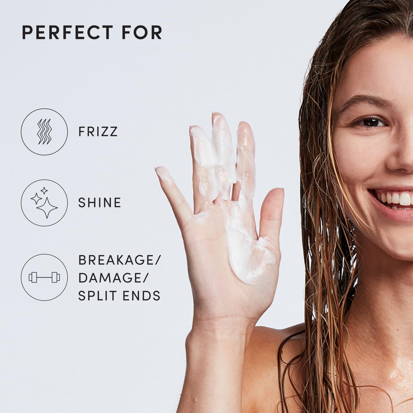 Medium Conditioner Refill - Hydrating Hair Conditioner with Coconut Oil, Babassu Oil, and Keratin - Strengthens, Repairs and Adds Shine - Paraben and Phthalate Free Hair Care Products 946Ml