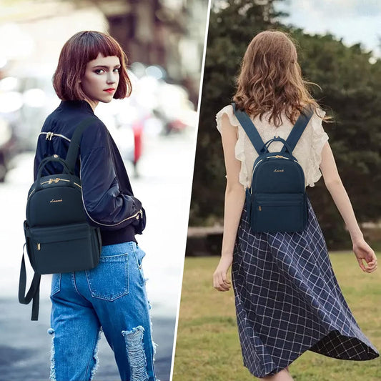 Backpack Womens Small Fashion Backpacks for Ladies School Bags for Girls Waterproof Rucksack Bag for Travel Mini Cute City Casual Daypacks
