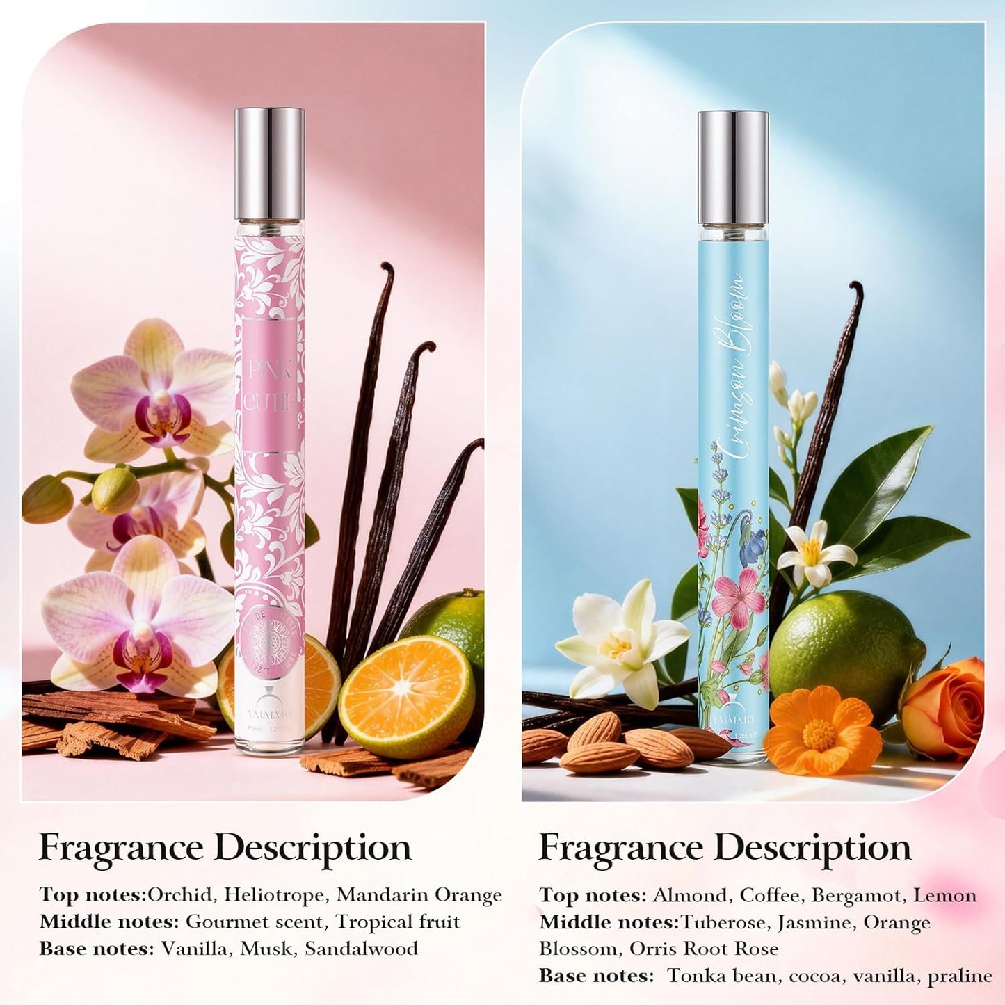 Women'S Perfume Gift Set - 12Pcs Eau De Parfum Collection for Her Sweet Floral & Fruity Scent, Travel Portable, Pamper Gifts Set, Perfect Birthday & Valentine'S Day Gifts for Women