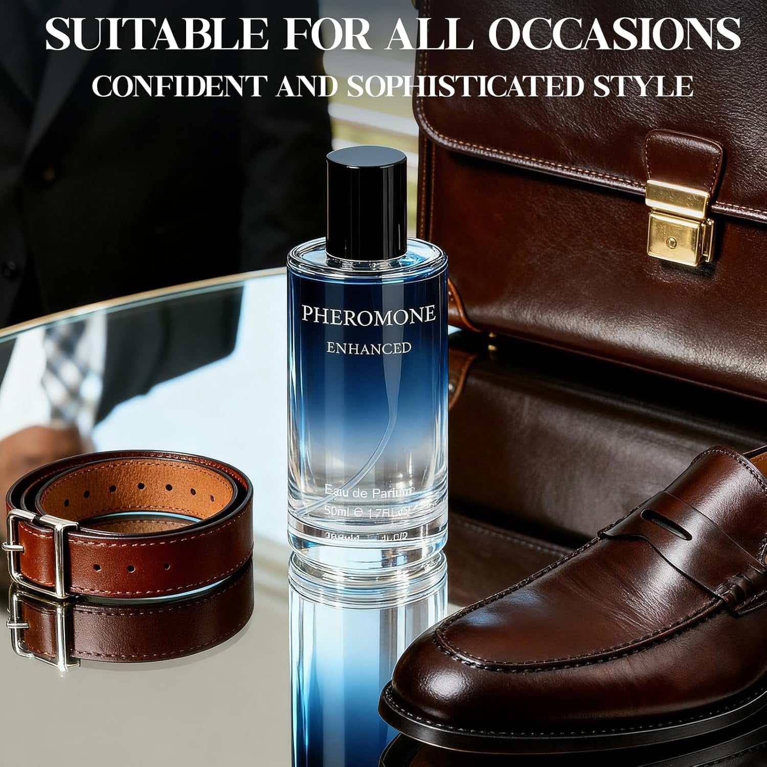Perfume for Mens Fragrances - 50Ml Valentine Gifts for Men Eau De Parfum Pheromone, Aftershave Men Cologne Oriental Woods Spray, Men'S Perfume Gifts Christmas Valentine for Him Husband Boyfriend
