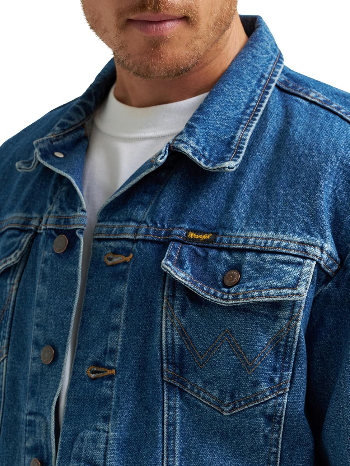 Men'S Cowboy Cut Western Unlined Denim Jacket Cowboy Cut Western Unlined Denim Jacket (Pack of 1)