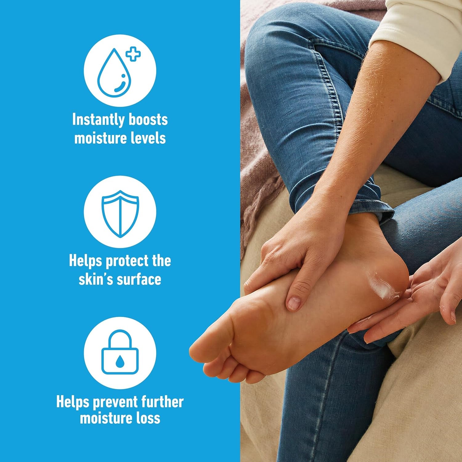 Healthy Feet Jar 91G - Foot Cream for Very Dry Skin, Cracked Heels and Feet | Instantly Boosts Moisture Levels, Creates a Protective Layer & Prevents Moisture Loss