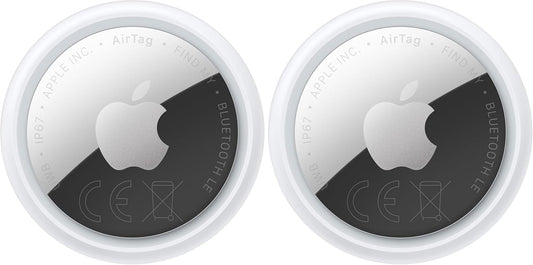 Airtag (2Nd Generation): Tracker for Keychain, Wallet and More; Locator with Sound; Simple One-Tap Setup with Iphone or Ipad; Key Finder with up to 1.5X Precision Finding Range (Pack of 2)