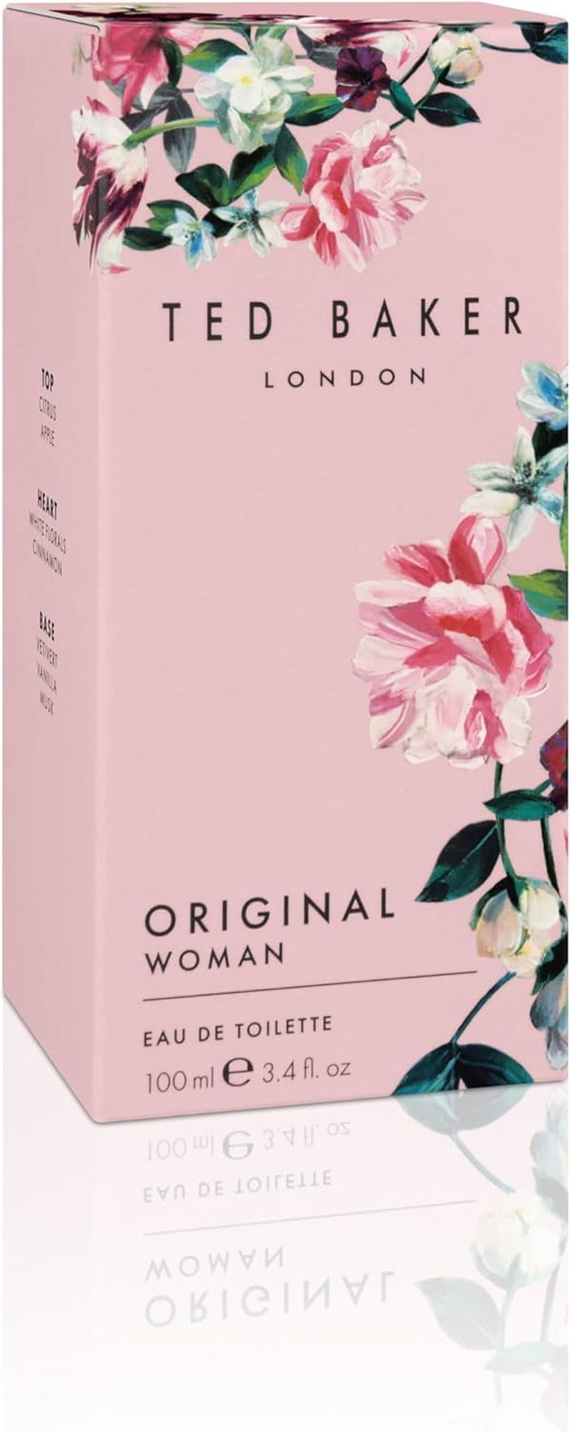 Woman Pink Eau De Toilette Floral Green & Fruity Perfume for Women with Peach, Bergamot, Apple, Tangerine Musk & Vanilla,Gift Idea, 3.38 Fl Oz / 100Ml