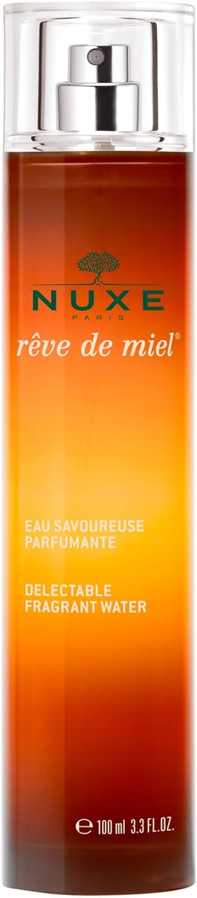 Nuxe Fragrant Water 100Ml – Rêve De Miel Delectable, Rêve De Thé Exalting & Very Rose, Fresh & Floral Vegan Fragrant Water for Women with Comforting & Uplifting Notes