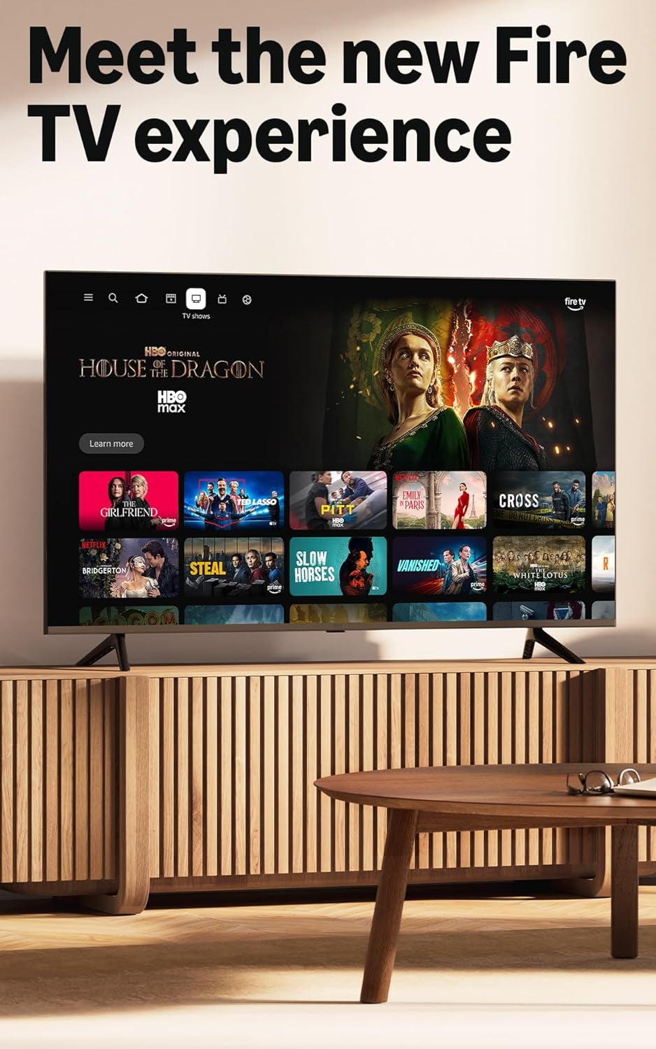 Fire TV Stick HD (Newest Gen), Free & Live TV, Alexa Voice Remote, Powered by the TV, Effortless Setup, Find TV Programmes Faster with Alexa+