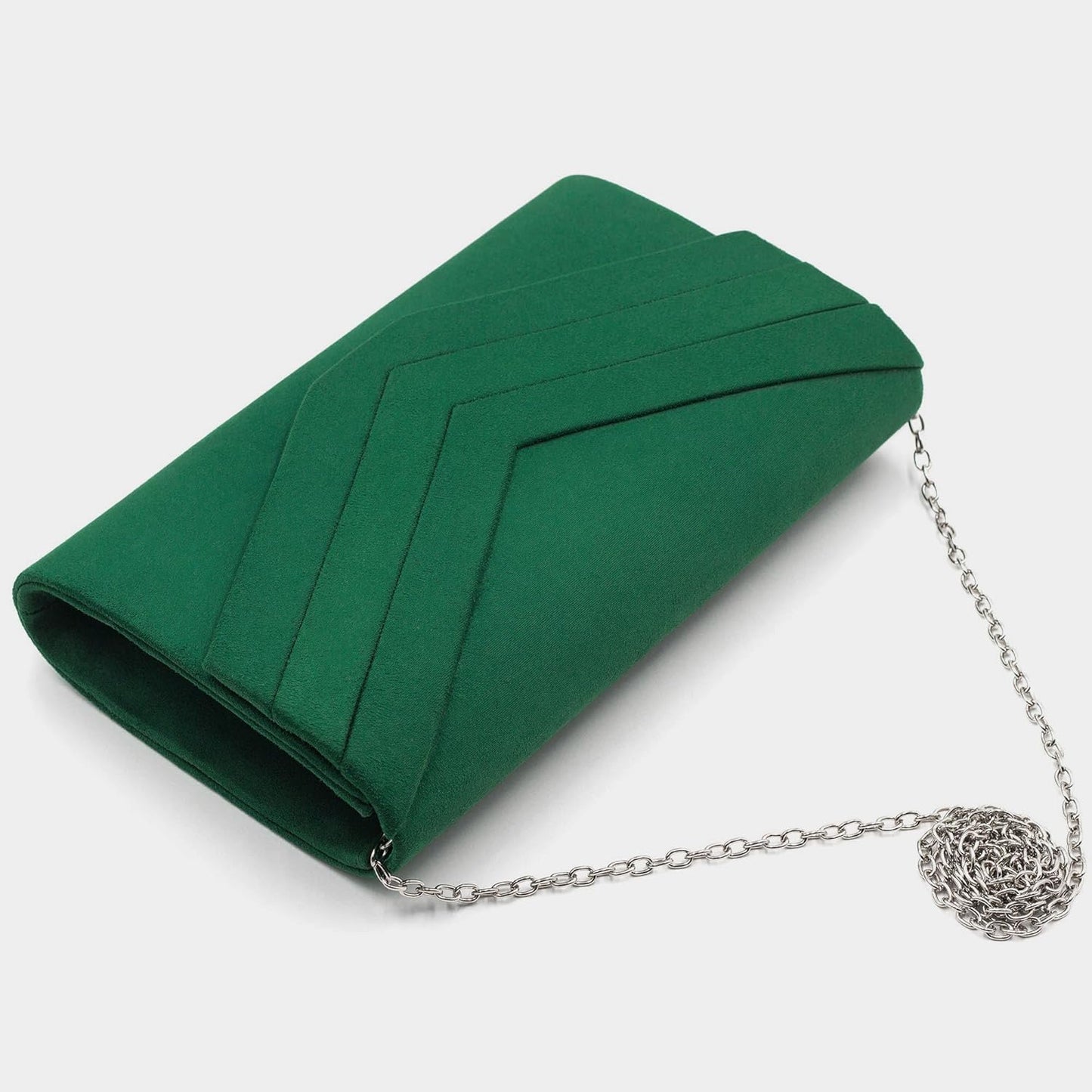 Clutch Bag for Women, Suedu Clutch Bags for Wedding Shoulder Crossbody Evening Bag