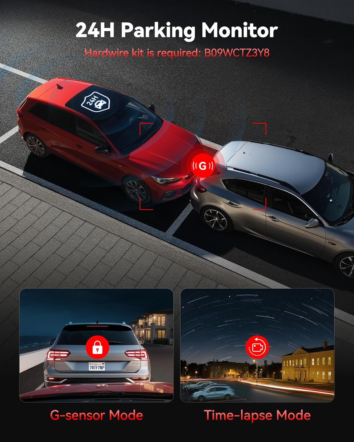 4K Dash Cam Front and Rear, Fastest 5.8Ghz Wi-Fi6 Dashcam with 128GB SD Card, STARVIS 2 Ultra Night Vision Dash Camera, 3.18” Screen, 170°Wide Angle, 24H Parking Mode, Max 512GB(F7NP)