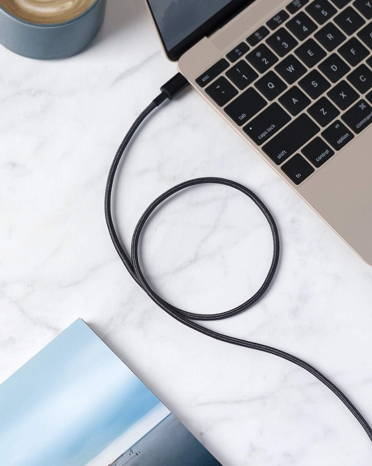 USB C Charger Cable, 2-Pack 3 Ft (0.9 M) USB to USB C Cable, USB a to USB C Braided Phone Charger Cable for Iphone 17/16/15, Ipad Pro, Samsung Galaxy, Macbook Pro,And More
