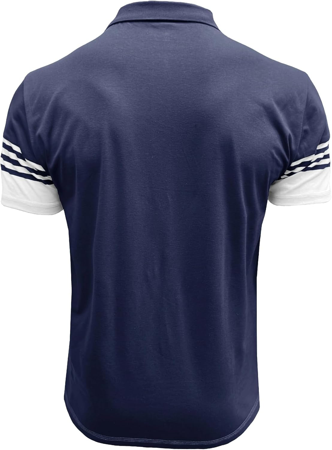 Men’S Polo Shirts Short Sleeve Color Block Horizontal Stripes Summer Regular Fit Buttons Collared Shirts Classic Casual Golf Work Lightweight Tee Tops