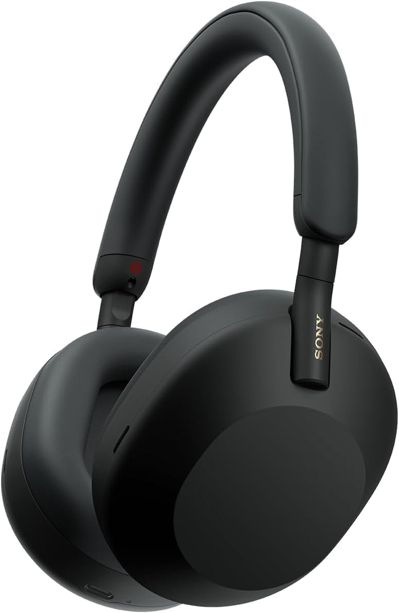 WH-1000XM5 Hard Case Premium Noise Cancelling Wireless Over-Ear Headphones, Bluetooth, Clear Call Quality, Hi-Res Audio, up to 30Hr Battery Life, Includes Hard Case, Ios & Android - Black