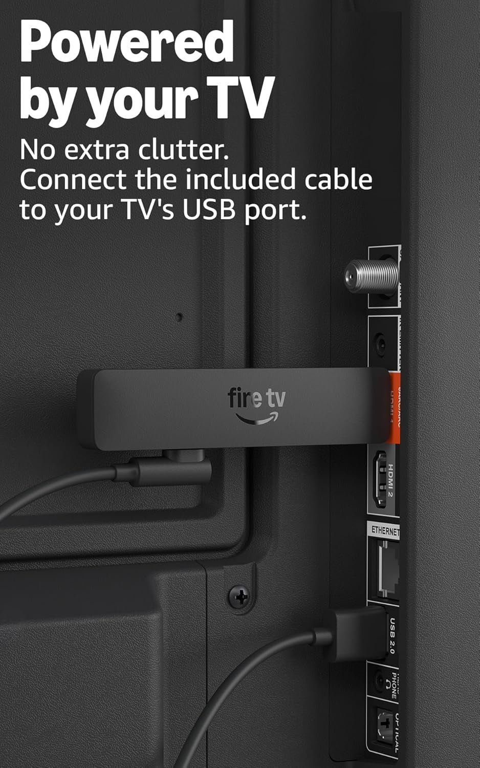 Fire TV Stick HD (Newest Gen), Free & Live TV, Alexa Voice Remote, Powered by the TV, Effortless Setup, Find TV Programmes Faster with Alexa+