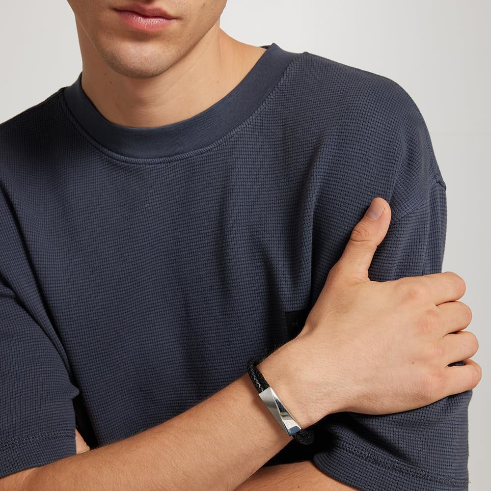 Braided Leather Bracelets for Men'S WRAPPED & BRAIDED Collection