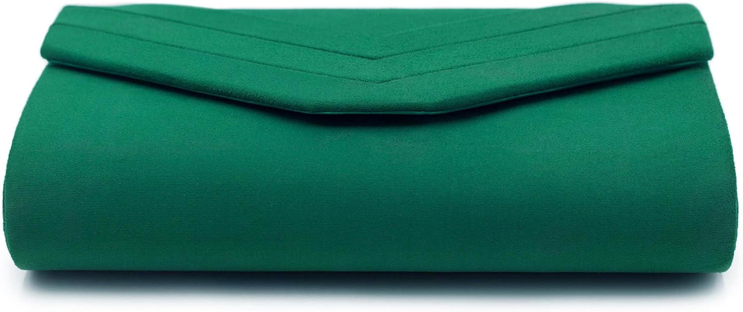 Clutch Bag for Women, Suedu Clutch Bags for Wedding Shoulder Crossbody Evening Bag