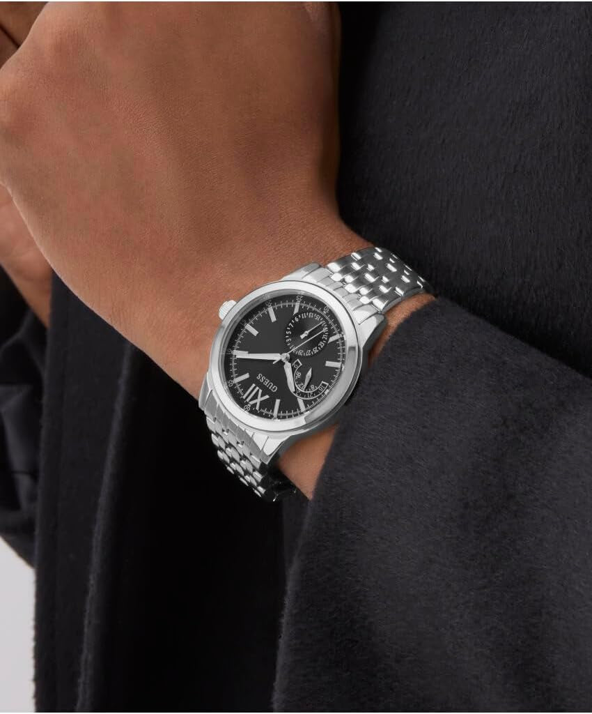 Men'S Dress Watch GW0976G1 42Mm Stainless Steel Analog Quartz Classic Design Mineral Glass 3ATM Stainless Steel Bracelet