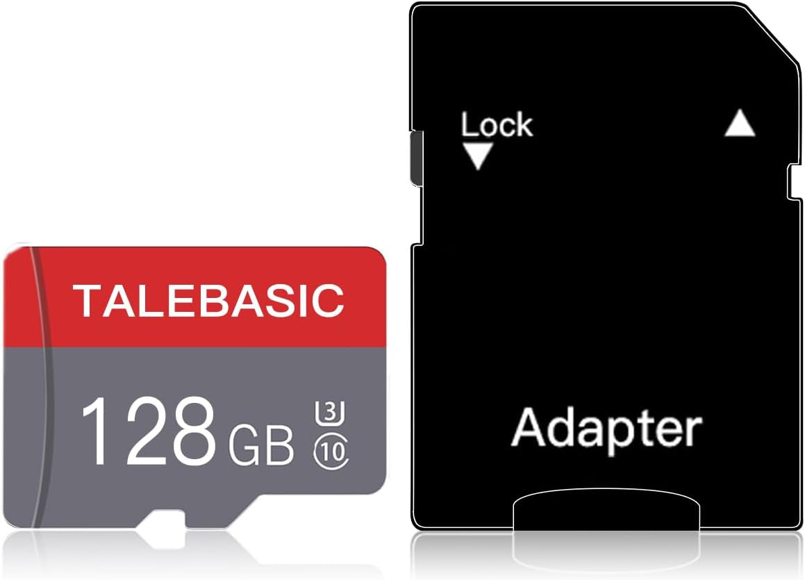128GB Micro Memory Card Class 10 Memory Card with Adapter Fast Speed TF Card for Tablet/Mobile Phone/Camera/Car Audio/Game Console(2 Pcs 128GB)