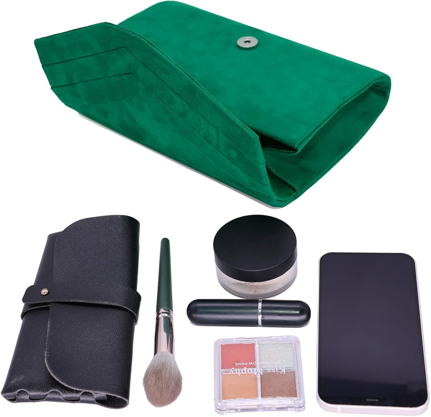 Clutch Bag for Women, Suedu Clutch Bags for Wedding Shoulder Crossbody Evening Bag