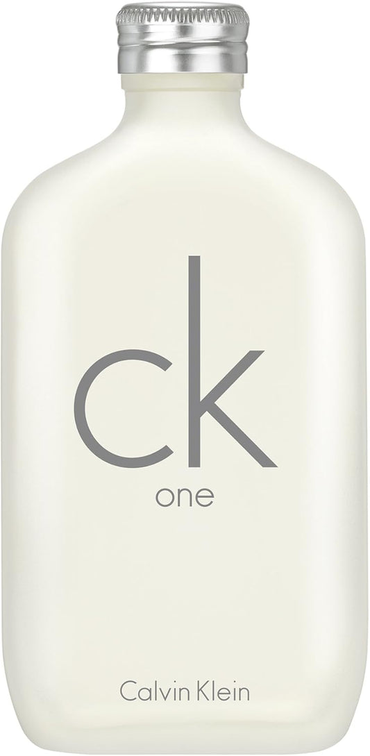 CALVIN KLEIN CK One - Unisex Eau De Toilette for All - Citrus & Aromatic Fragrance with Notes of Green Tea, Nutmeg and Musk - Medium Longevity