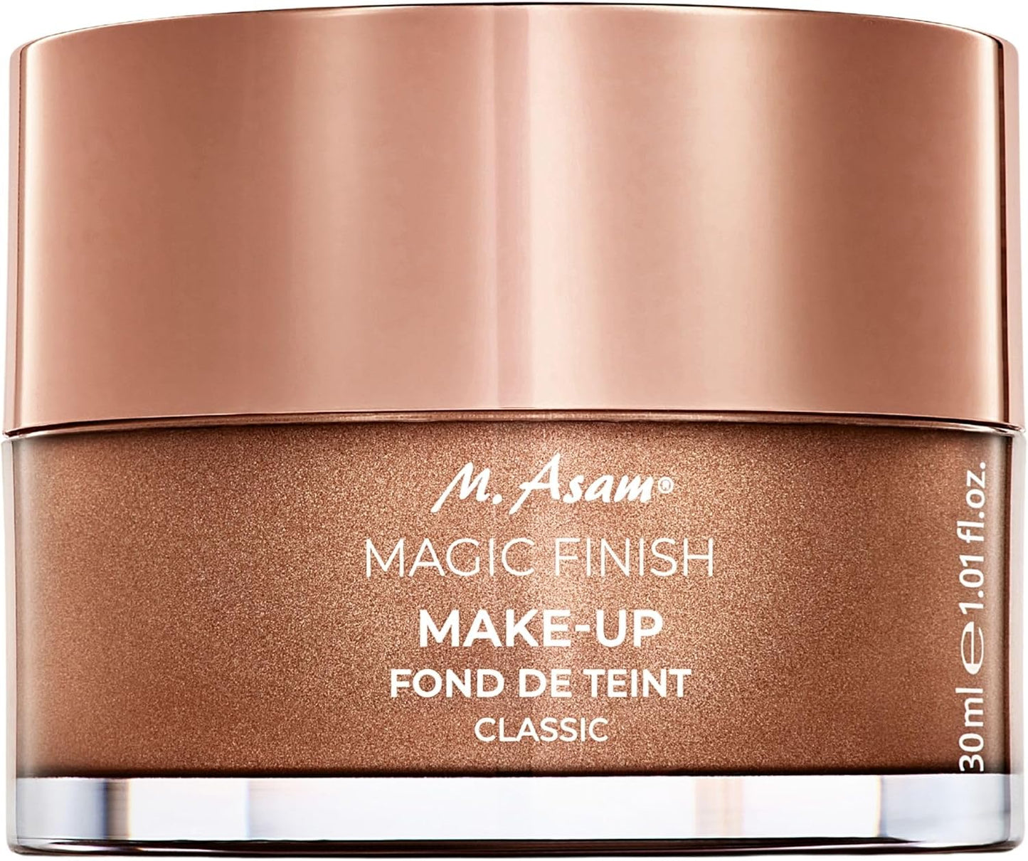 Magic Finish Make-Up Mousse Classic (1.01 Fl Oz) – 4In1 Primer, Foundation, Concealer & Powder with Buildable Coverage, Hides Redness and Dark Spots, Vegan, for Light to Medium Skin Tones
