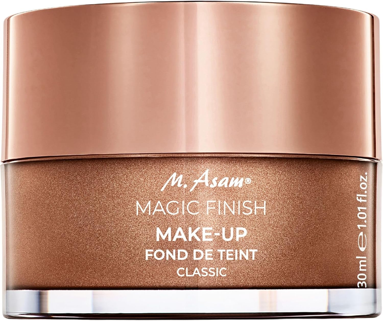 Magic Finish Make-Up Mousse Classic (1.01 Fl Oz) – 4In1 Primer, Foundation, Concealer & Powder with Buildable Coverage, Hides Redness and Dark Spots, Vegan, for Light to Medium Skin Tones
