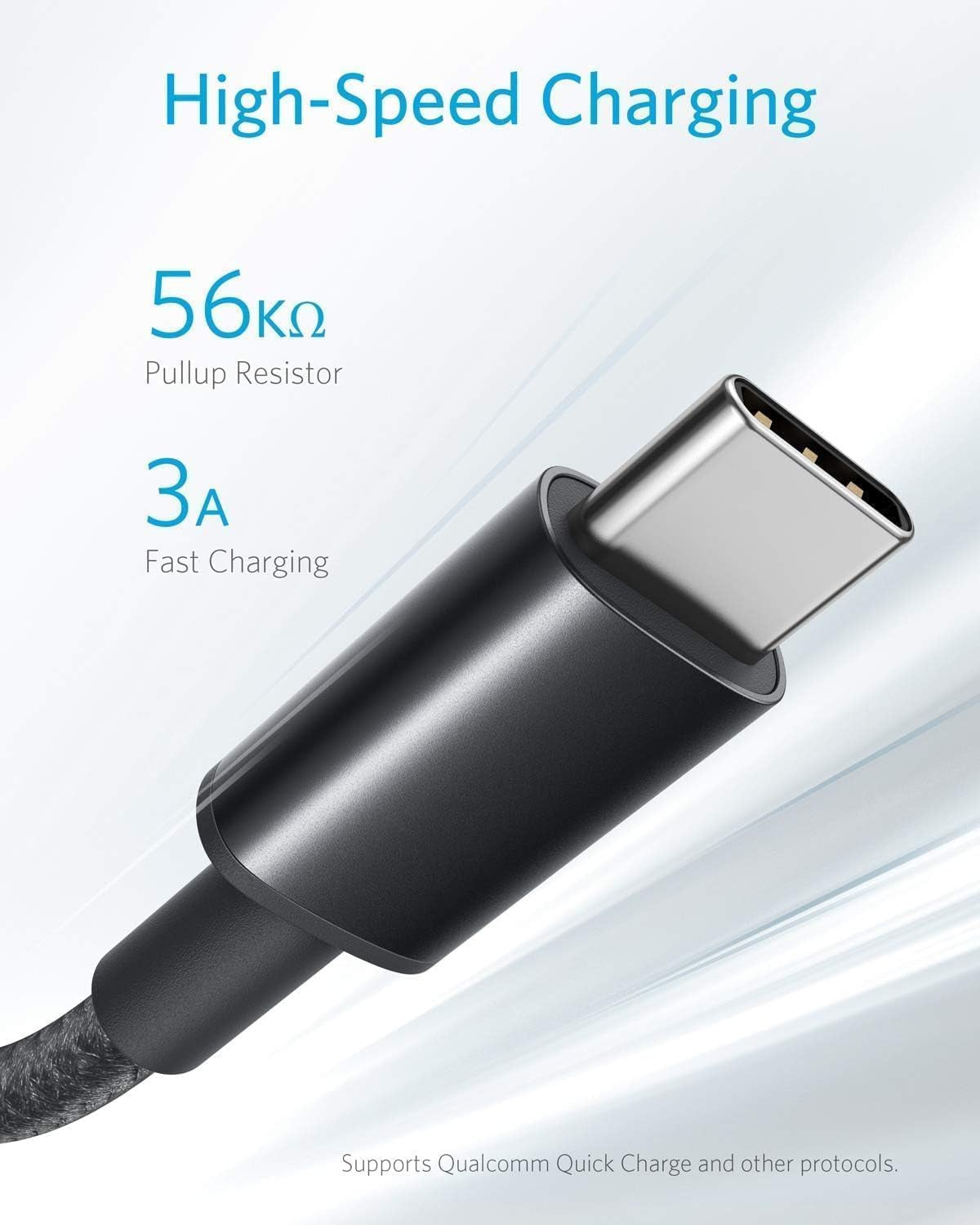 USB C Charger Cable, 2-Pack 3 Ft (0.9 M) USB to USB C Cable, USB a to USB C Braided Phone Charger Cable for Iphone 17/16/15, Ipad Pro, Samsung Galaxy, Macbook Pro,And More