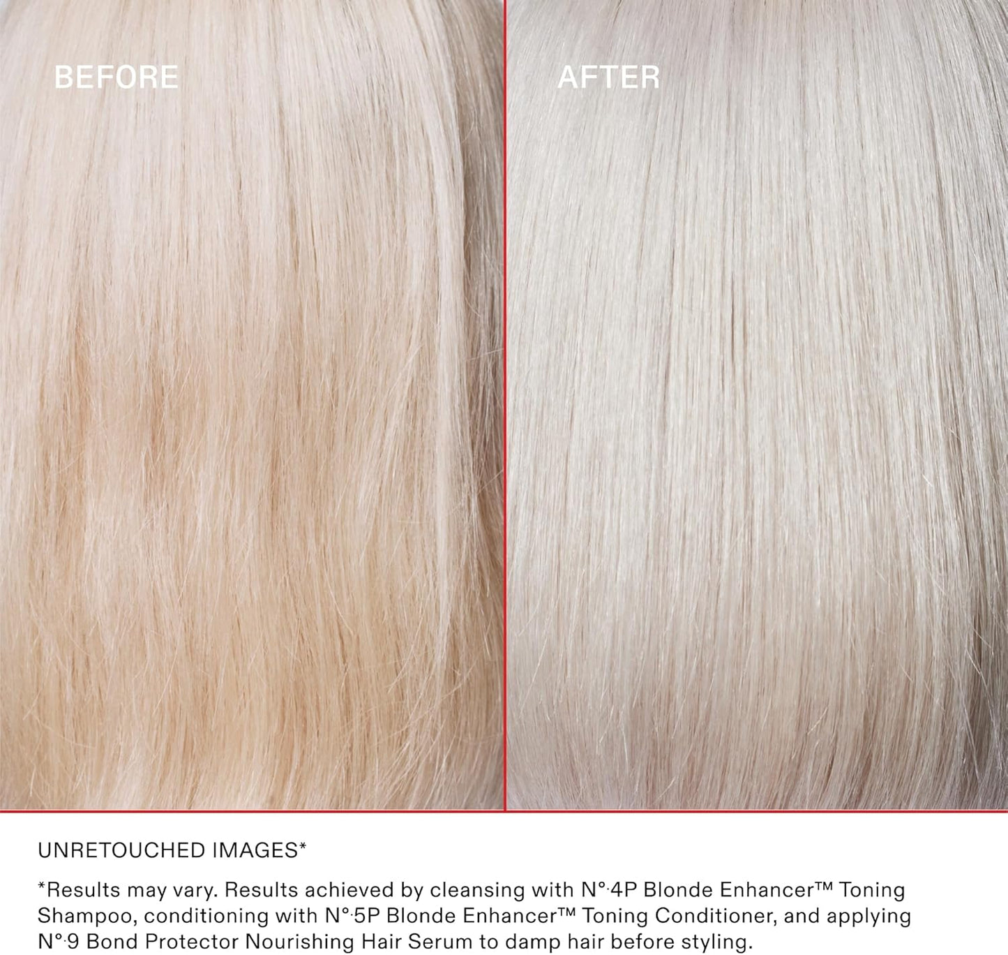 Nº.4P Blonde Enhancer Purple Toning Shampoo: Neutralizes Brassiness & Strengthen | Repairs Damages & Hydrates Hair | for Coily, Curly, Straight, and Wavy, 250 Ml / 8.5 Fl. Oz.