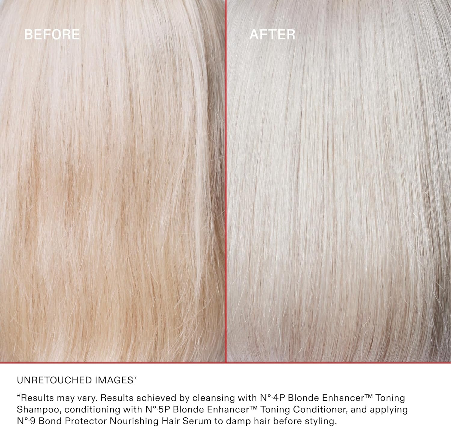 Nº.4P Blonde Enhancer Purple Toning Shampoo: Neutralizes Brassiness & Strengthen | Repairs Damages & Hydrates Hair | for Coily, Curly, Straight, and Wavy, 250 Ml / 8.5 Fl. Oz.