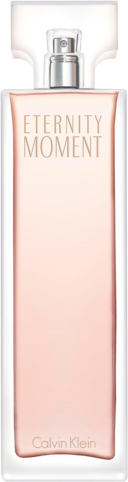 CALVIN KLEIN Eternity Moment - Eau De Parfum for Women - Floral Fragrance with Notes of Sweet Lychee, Pink Peony and Raspberry Cashmere - High Longevity