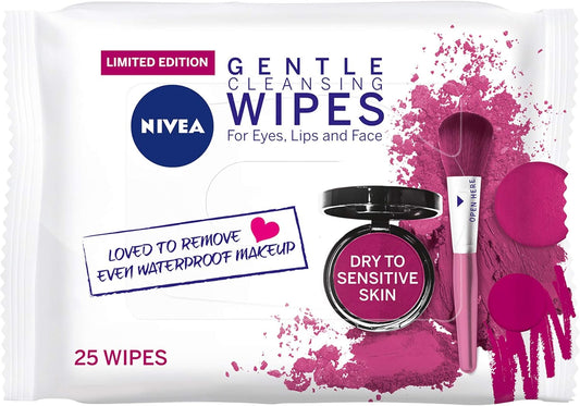 Gentle Facial Cleansing Wipes, 25 Wipes