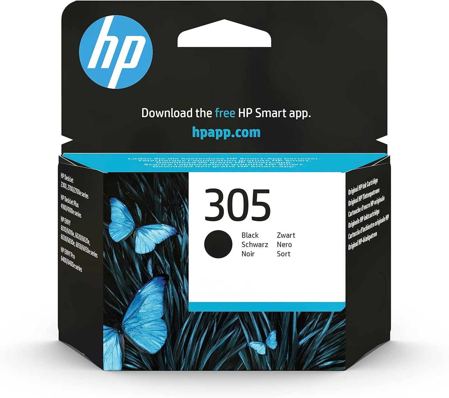 305 Black & Tri-Colour Ink (6ZD17AE) – Works With:  Deskjet 2700, 2700E, 2800, 4100, 4100E, 4200E Series, ENVY 6000, 6000E Series, ENVY Pro 6400, 6400E Series