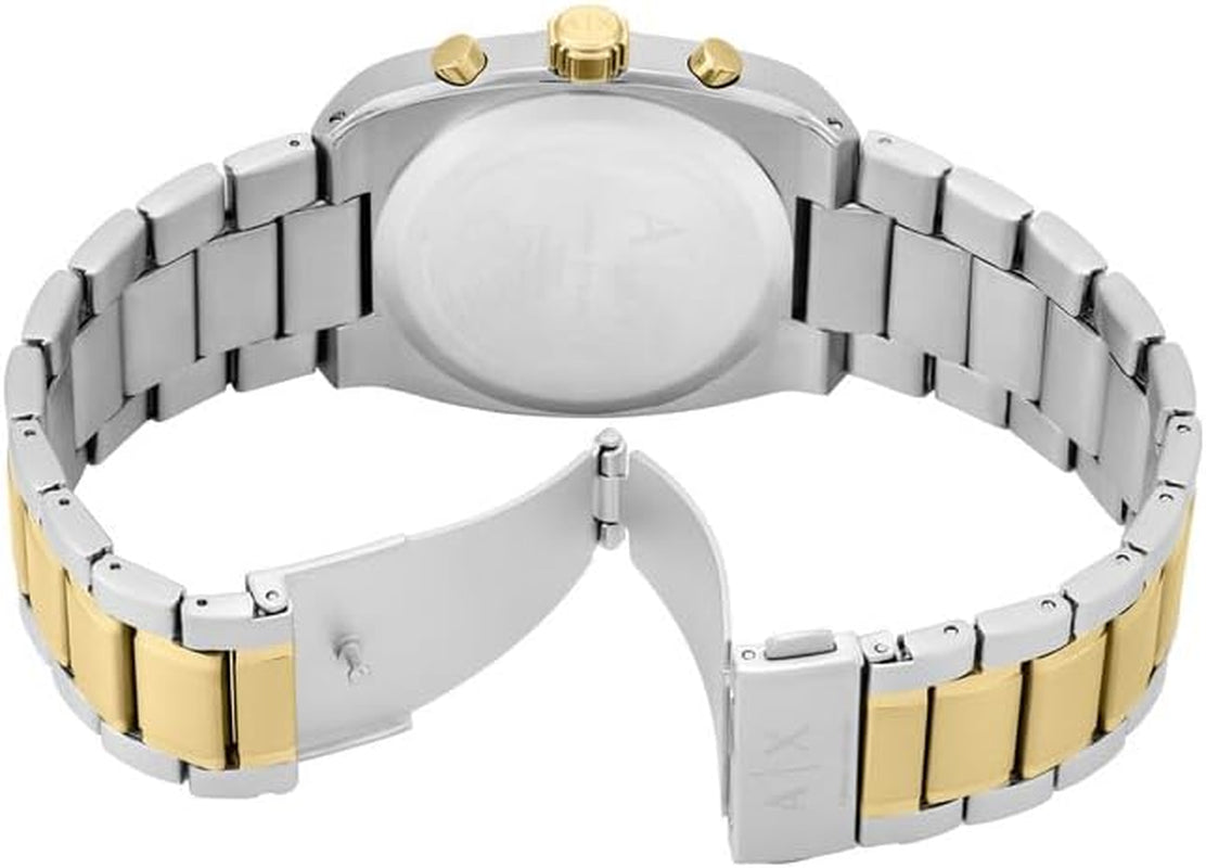 Armani Exchange Watch for Men, Quartz Chronograph Movement and 40 Mm Case Size with Stainless Steel Strap