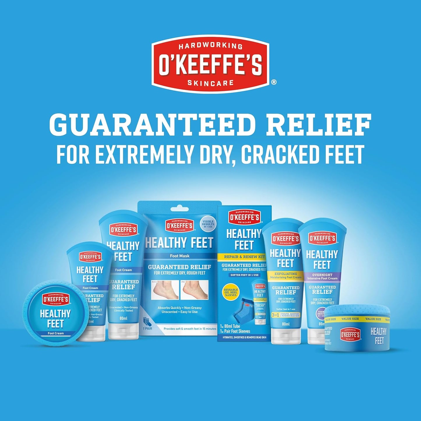 Healthy Feet Jar 91G - Foot Cream for Very Dry Skin, Cracked Heels and Feet | Instantly Boosts Moisture Levels, Creates a Protective Layer & Prevents Moisture Loss